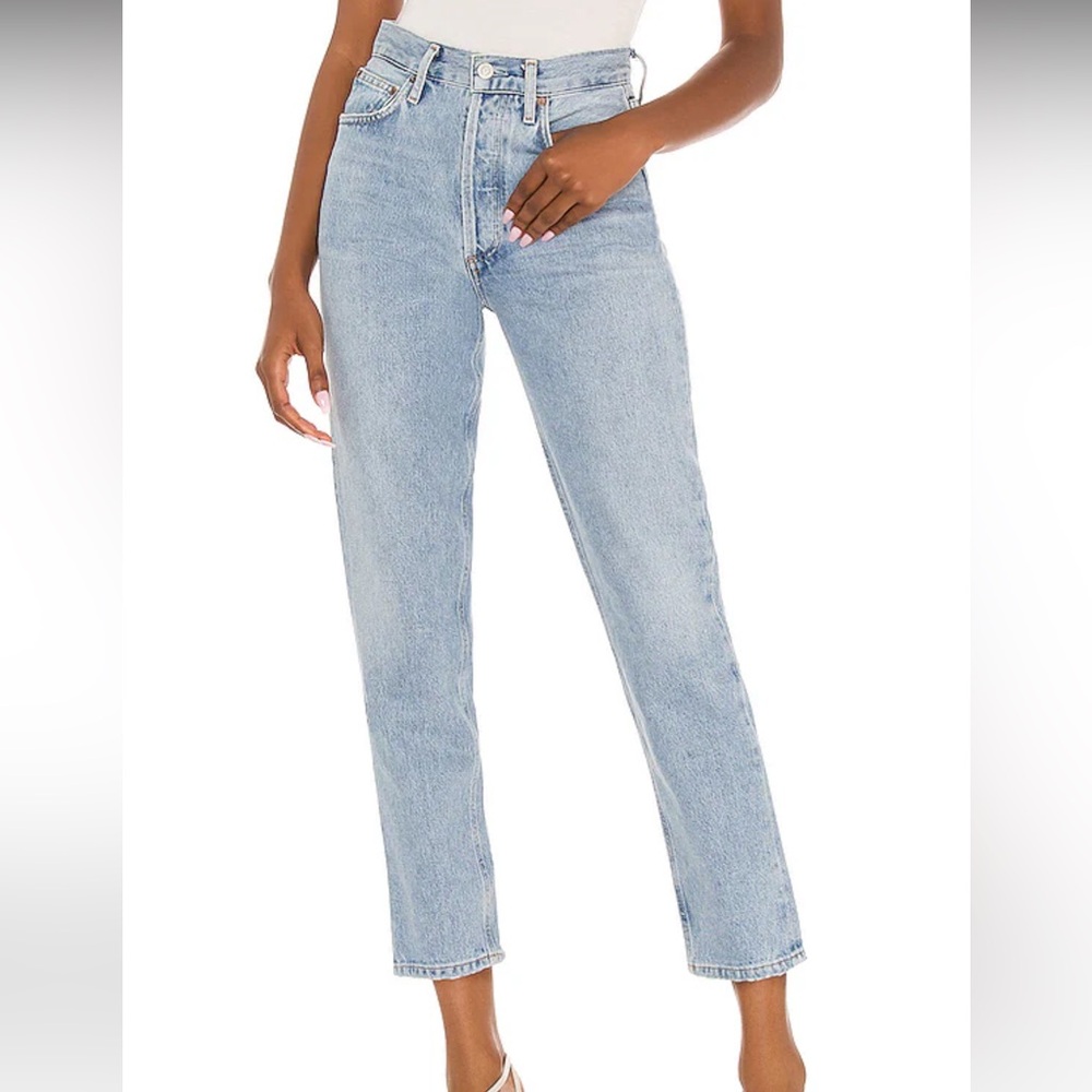 Agolde Fen High Rise Relaxed Tapered Leg Jeans Size 24